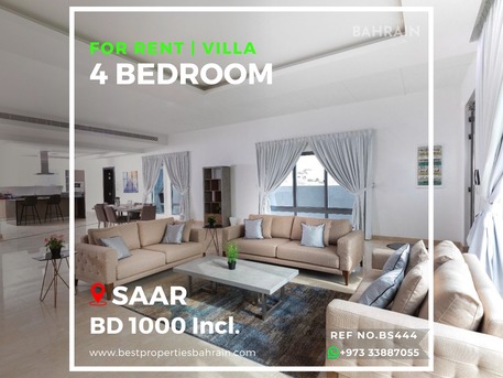 Saar, Apartments/Houses, BHD 950/month,  4 BR,  1000 Sq. Meter,  BD 1000