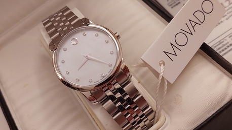 Riyadh, Jewelry, SAR 2900,  Movado Watch NEW Original Diamond Dial For Ladies Original Swiss Made