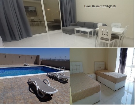 Adliya, Apartments/Houses, BHD 325/month,  Furnished,  2 BR,  Collection Of Furnished Family Apartments: BD 300To 550: 1BR BD 250 To 400: TONY