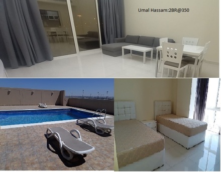 Adliya, Apartments/Houses, BHD 325/month,  Furnished,  2 BR,  Collection Of Furnished Family Apartments:BD 300To 550: 1BR BD 250 To 375:3BR 400-850 TONY