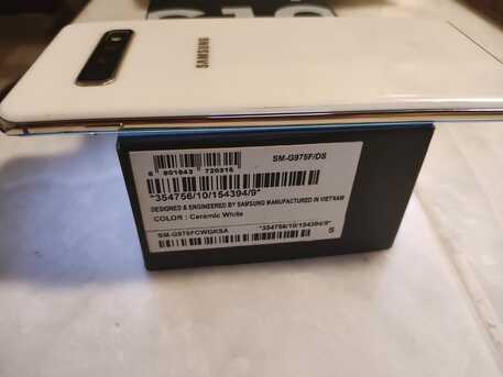 Riyadh, Mobile Phones, SAR 1400,  Samsung S10 Plus 512GB Ceramic White
