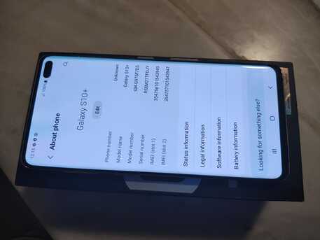 Riyadh, Mobile Phones, SAR 1400,  Samsung S10 Plus 512GB Ceramic White