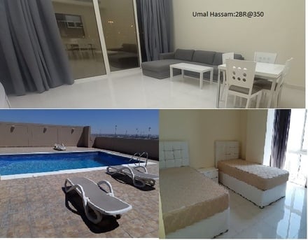 Mahooz, Apartments/Houses, BHD 350/month, Furnished, 2 BR, Furnished Family Apartments @ Adliya.Juffair. Umalhassam. Mahooz:(BD 325 To BD 500):TONY