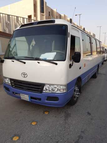Riyadh, Pick Up & Drop Off, Buses For Transport Toyota Coasters 30 Seats(Toyota Coaster Bus)Are Available For Rent.