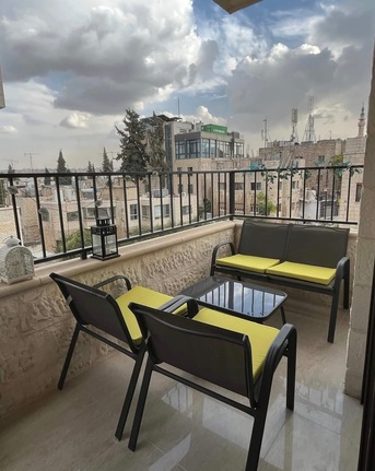 Amman, Apartments/Houses, JOD 9000/year,  Furnished,  1 BR,  Fully Furnished One Bedroom Apartment With Baconly In Jabal Webdeh 00962777688956