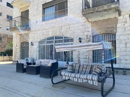 Amman, Apartments/Houses, JOD 12000/year,  3 BR,  Semi Furnished Ground Floor 3B Apart With Garden & Terrace N Jabal Amman 00962777688956