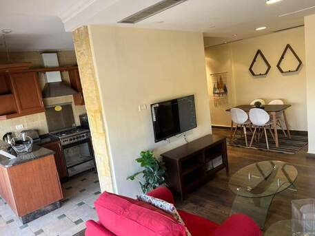 Amman, Apartments/Houses, JOD 6000/year,  Furnished,  1 BR,  Roof Top Fully Furnished One Bedroom Apartment With Big Terrace In 4circle 00962777688956