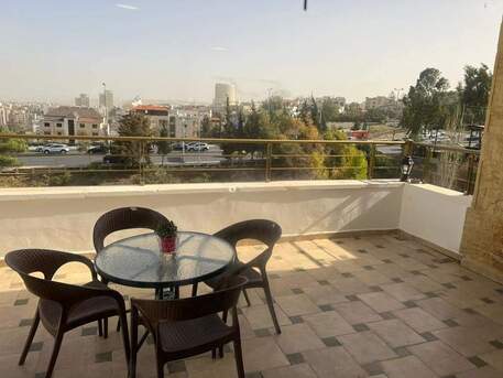 Amman, Apartments/Houses, JOD 6000/year,  Furnished,  1 BR,  Roof Top Fully Furnished One Bedroom Apartment With Big Terrace In 4circle 00962777688956