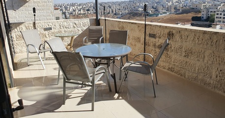 Abdoun, Apartments/Houses, JOD 17000/year,  Furnished,  3 BR,  Roof Top Fully Furnished 3B Apart With Big Terrace In Abdoun 00962777688956