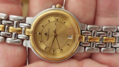 Riyadh, Watches, SAR 1500,  Maurice Lacroix Watch Gold And Steel For Men Original Swiss Made