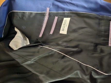 Riyadh, Clothing & Accessories, SAR 150,  BALMAIN Dark Blue Suit