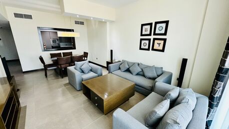 Juffair, Apartments, Flats, Houses & Villas, BHD 400/month,  Furnished,  2 BR,  FULLY FURNISHED 2 BEDROOM FLAT WITH EWA