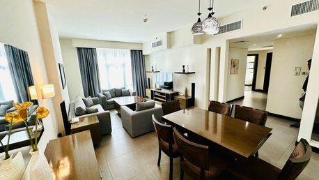 Juffair, Apartments, Flats, Houses & Villas, BHD 375/month,  Furnished,  2 BR,  FULLY FURNISHED 2 BEDROOM FLAT WITH EWA