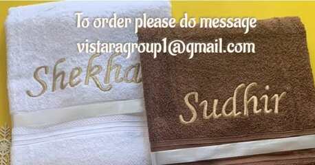 Mumbai, Clothing & Accessories, INR 1125,  Personalized Bath Towels With Only Name For Adults