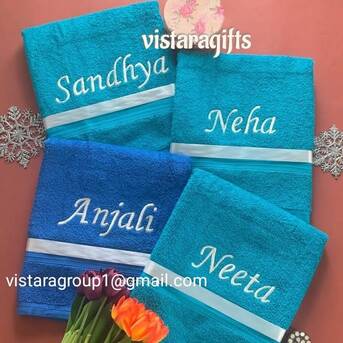 Mumbai, Clothing & Accessories, INR 1125,  Personalized Bath Towels With Only Name For Adults