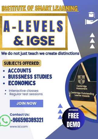 Riyadh, Lessons Offered, UK Qualified Professional & Experience Teacher For IGCSE & A Level