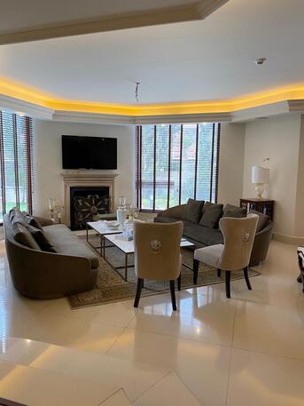 Amman, Apartments/Houses, JOD 40000/year,  Furnished,  3 BR,  Ground Fully Furinshed 3B Apartment With Garden In Swefieh 00962777688956