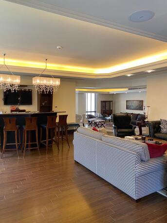 Amman, Apartments/Houses, JOD 40000/year,  Furnished,  3 BR,  Ground Fully Furinshed 3B Apartment With Garden In Swefieh 00962777688956