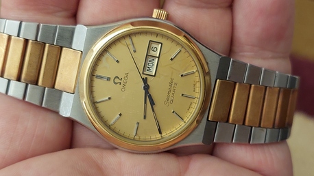 Riyadh, Jewelry, SAR 2900,  Omega Seamaster Solid Gold And Steel For Men Original Swiss Made