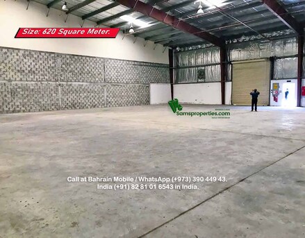 Hidd, Warehouses, 122 Sq. Meter,  200, 355 & 440 Sq. Meter Approved Warehouse / Workshop In Low Rent - Call Sam 39044943