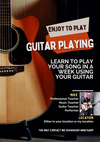 Riyadh, Lessons Offered, Play Song With Your Guitar In A Week..! (Play Guitar Lesson)