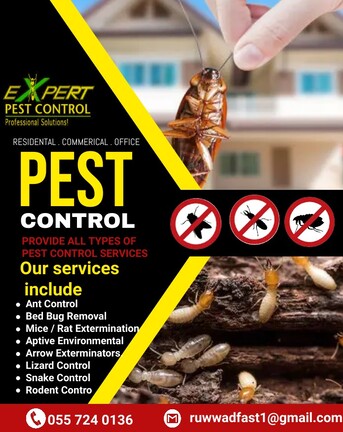 Riyadh, Pest Control, EXPERT PEST CONTROL⭐FUMIGATION & CLEANING SERVICES CONTACT:(055&bull;7240136)