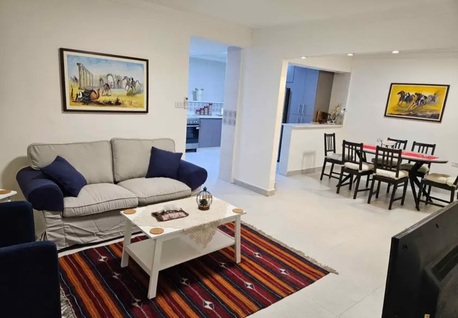 Amman, Apartments/Houses, JOD 9000/year,  Furnished,  2 BR,  Ground Fully Furinshed 2B Apartment With Outside Garden In Jabal Webdeh 00962777688956