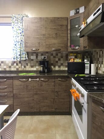 Amman, Apartments/Houses, JOD 9000/year,  Furnished,  3 BR,  Ground Fully Furinshed 3B Apartment With Outside Garden In Rabyia 00962777688956
