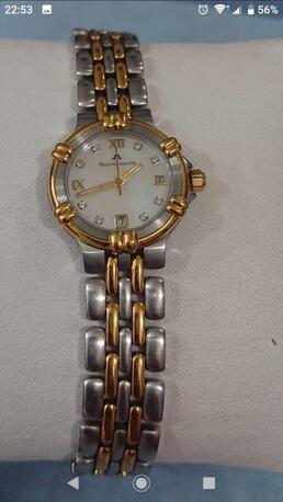 Riyadh, Jewelry, SAR 1300,  Maurice Lacroix Watch Gold And Steel Original Diamond Dial For Ladies Original Swiss Made