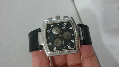 Riyadh, Jewelry, SAR 1500,  Tribor Watch Original Diamond Bezel Big Dial For Men Original Swiss Made