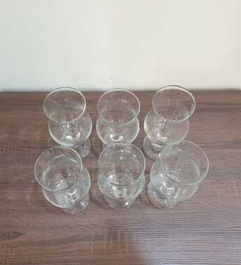 Jeddah, Household Items, SAR 60,  6 Crystal Clear Glasses