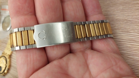 Riyadh, Jewelry, SAR 2900,  OMEGA Seamaster Watch Solid Gold And Steel For Men Original Swiss Made