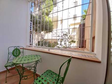 Amman, Apartments/Houses, JOD 9000/year,  Furnished,  1 BR,  Ground Fully Furinshed 1B Apartment With Baconly And Terrace N Jabal Webdeh 00962777688956