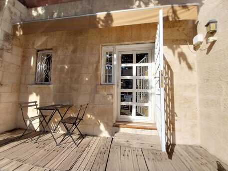 Amman, Apartments/Houses, JOD 9000/year,  Furnished,  1 BR,  Ground Fully Furinshed 1B Apartment With Baconly And Terrace N Jabal Webdeh 00962777688956