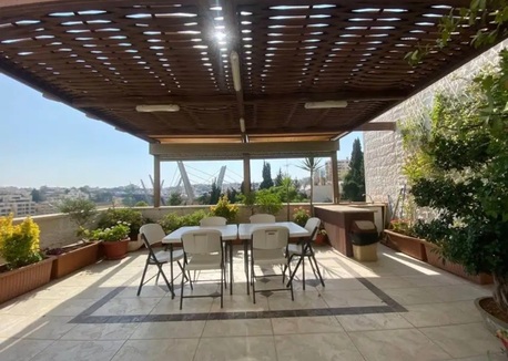 Amman, Apartments/Houses, JOD 8000/year,  Furnished,  1 BR,  Rooftop Fully Furnished One Bedroom Apartment With Big Terrace In 4circle 00962777688956