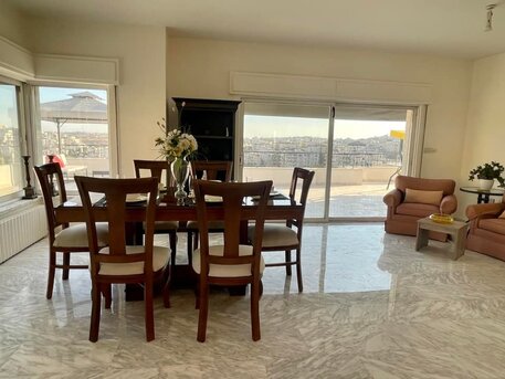 Abdoun, Apartments/Houses, JOD 15000/year,  Furnished,  3 BR,  Rooftop Fully Furnished 3B Apart With Big Terrace In Abdoun 00962777688956
