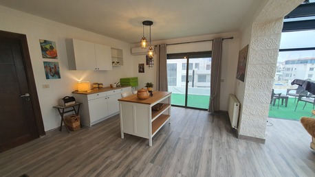 Amman, Apartments/Houses, JOD 18000/year,  Furnished,  3 BR,  Deplux Fully Furnished 3B Apart With Big Terrace In Der Ghbar 00962777688956