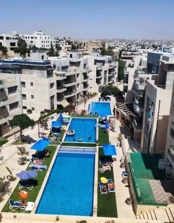Abdoun, Apartments/Houses, JOD 14000/year,  Furnished,  2 BR,  Ground Fully Furinshed 2B Apart. With Outside Garden Sharing Pool N Abdoun 0096277768856