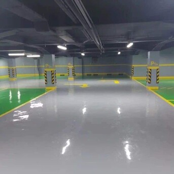 Tabuk City, Construction, Car Parking Epoxy