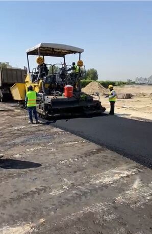 Dammam, Construction, Professional Infrastructure Co( Asphalt - Basecourse-subbase-cut-fill-landscape))