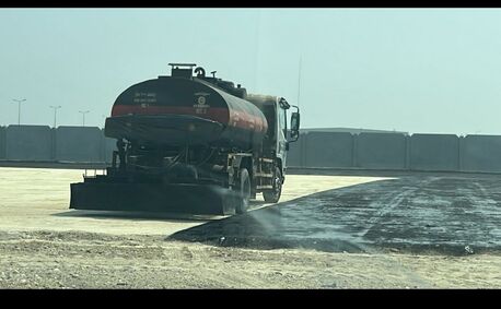 Dammam, Construction, Professional Infrastructure Co( Asphalt - Basecourse-subbase-cut-fill-landscape))