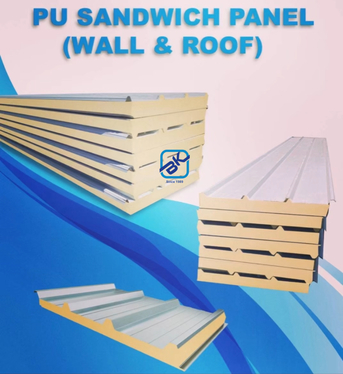 Manama, Construction, PU Foam Sandwich G.I Roof & Wall Panels Available - 50mm, 75mm, 100mm