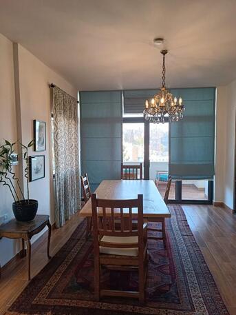 Amman, Apartments/Houses, JOD 17000/year,  Furnished,  3 BR,  Rooftop Fully Furnished 2B Apart With Big Baconly In Jabal Webdeh 00962777688956