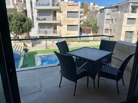 Abdoun, Apartments/Houses, JOD 14000/year,  Furnished,  2 BR,  Fully Furnished Two Bedroom Apartment With Baconly, Pool In Abdoun 00962777688956