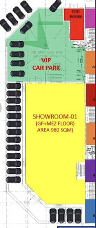 Riffa, Commercial Villas, BHD 8000,  980 Sq. Meter,  Brand New Commerical Showroom For Rent In Riffa