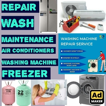Al Yasmin, Appliance Repair, Repair Auto Washing Machines And Freezers