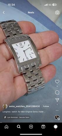 Riyadh, Jewelry, SAR 1500,  Longines Watch For Men Original Swiss Made