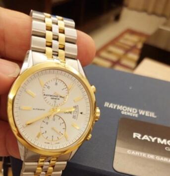 Riyadh, Watches, SAR 5900,  Raymond Weil Automatic Chronograph Watch NEW  For Men Big Dial 43mm Original Swiss Made