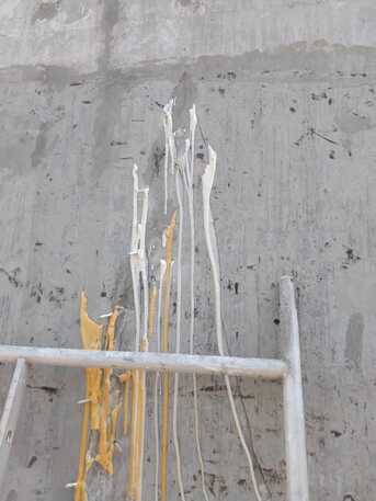 Jeddah, Construction, WaterTank Injections Sika_Injection107 Installation