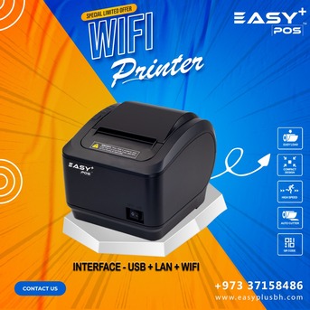Manama, Restaurants, 80mm Direct Thermal Wifi Printer